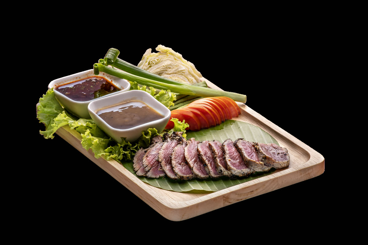 Grilled Pork or Beef with Chilli Sauce Northeastern Style